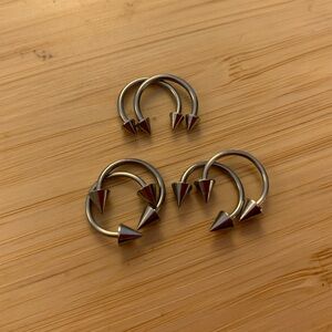 10 lots Body Jewelry! NWOT (Never used). Stainless steel, 14G & 16G.